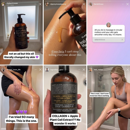 Advanced Anti-Cellulite Massage Oil Formula